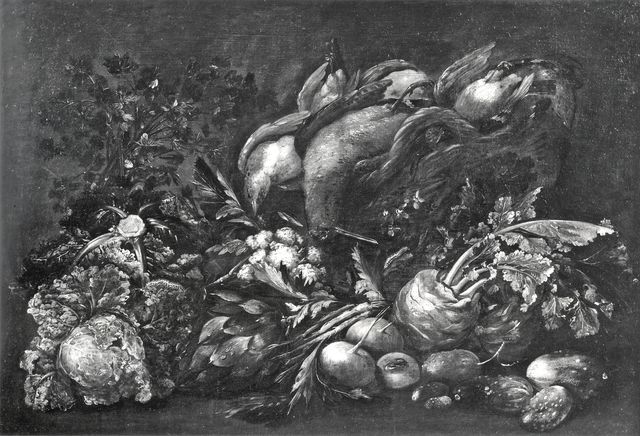 Boccardi, Cosimo — Salini Tommaso - sec. XVI/ XVII - Natura morta con ortaggi e selvaggina — insieme